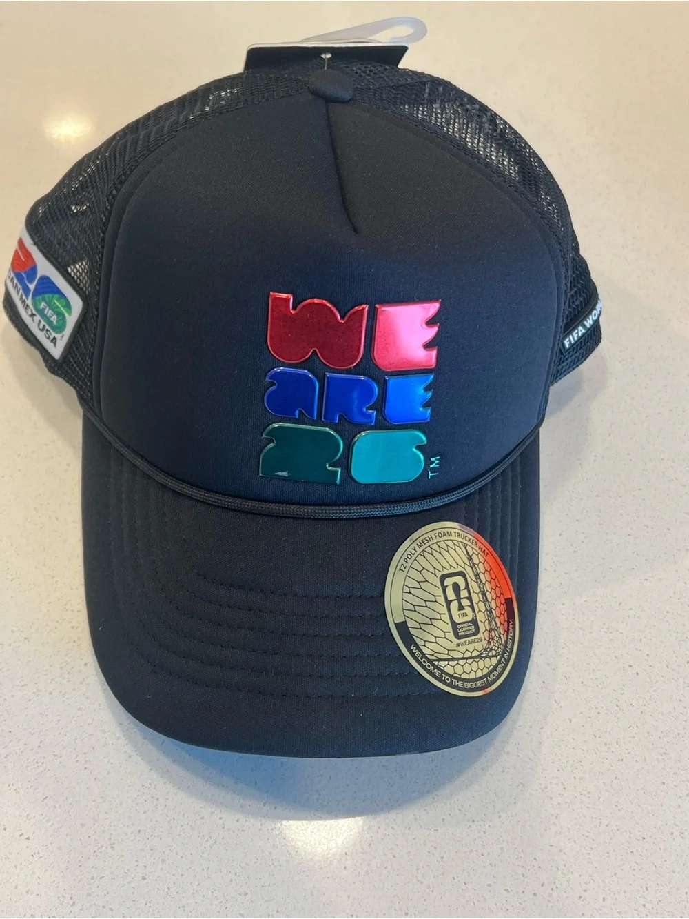Hat World Cup FIFA -We Are 26 Black Trucker Hat - Official Product